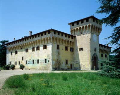 Villa Medicea di Cafaggiolo, begonnen 1451 von Michelozzo di Bartolommeo